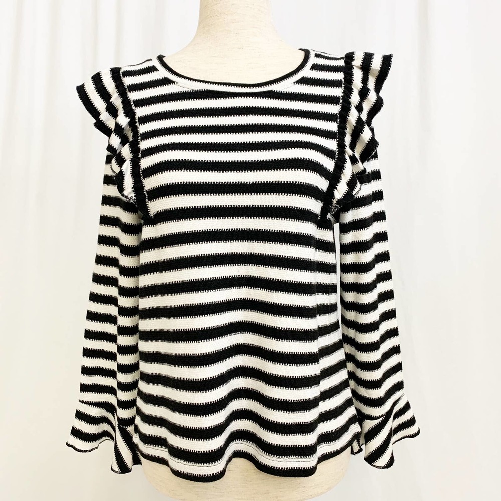 Sanctuary Christiana Flutter Sleeve Top, Small